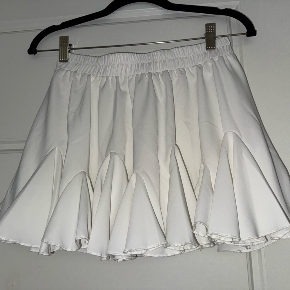 Avicii White Satin skirt